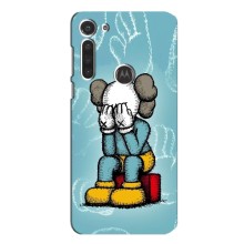 Чохли для Motorola MOTO G8 - Bearbrick Louis Vuitton (PREMIUMPrint) (Плач Bearbrick)