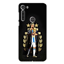 Чехлы для Motorola MOTO G8 (Leo чемпион) (AlphaPrint) (Месси Король)