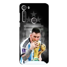 Чехлы для Motorola MOTO G8 (Leo чемпион) (AlphaPrint) (Месси Чемпион)