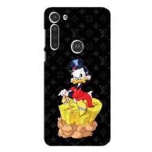 Чехли для Motorola MOTO G8 - Скрудж МакДак Louis Vuitton (PREMIUMPrint) (Богатство Макдака)