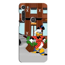 Чехлы для Motorola MOTO G8 - Скрудж МакДак Louis Vuitton (PREMIUMPrint)