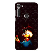 Чехли для Motorola MOTO G8 - Скрудж МакДак Louis Vuitton (PREMIUMPrint) (Скрудж з ботліантом)