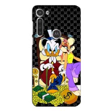 Чехли для Motorola MOTO G8 - Скрудж МакДак Louis Vuitton (PREMIUMPrint) (Стильна Утка)