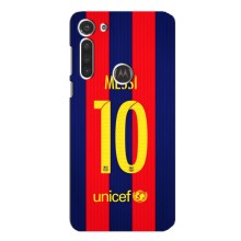 Чехлы Месси для Motorola MOTO G8 (AlphaPrint) (Messi Barca 10)