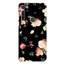 Чохли з квітами для Motorola MOTO G8 (VPrint) (Трояндочки)