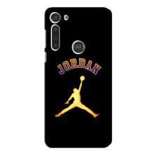 Чехлы для Motorola MOTO G8 - с картинкой JORDAN (AlphaPrint) – Jordan Gold