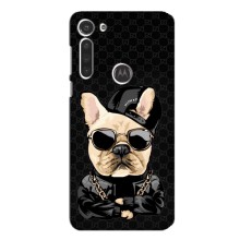 Чохли з крутими принтами для Motorola MOTO G8 - (PREMIUMPrint) (Стильна собака)