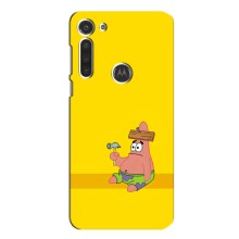 Чехлы с Патриком на Motorola MOTO G8 (Ошибочка)