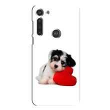 Чехлы с собаками для Motorola MOTO G8 (VPrint) (Песик)