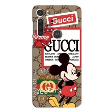 Чохол Disney Mouse Motorola MOTO G8 (PREMIUMPrint) (Стильний Міккі)