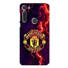 Чехол Манчестер Юнайтед для Мото G8 (AlphaPrint) – огненный Манчестер