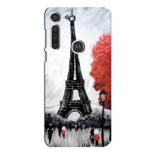 Чохол Ейфелева Вежа Motorola MOTO G8 - (AlphaPrint) (Вежа в Парижі)