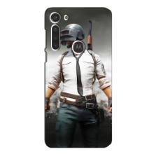 Чеjхол PUBG для Моторола МОТО G8 (AlphaPrint) (Пабг мен)