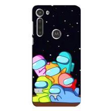 Чохли Амонг Ас для Motorola MOTO G8 (AlphaPrint) (Скіни в космосі)