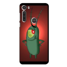 Чехол с картинкой "Одноглазый Планктон" на Motorola Moto G8 (Стильный Планктон)