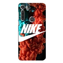 Чохол для Motorola MOTO G8 - з принтом Найк (AlphaPrint) (Димчастий найк)