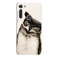Чохол з пташками на Motorola MOTO G8 (VPrint) (Сова)