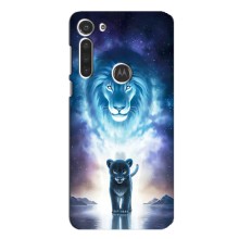 Чохол з картинкою ЛЕВ для Motorola MOTO G8 (VPrint) (Маленький лев)