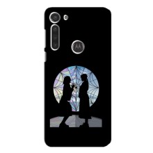 Чехлы Венсдей на Motorola MOTO G8 Уэнсдей (AlphaPrint) (комната Уэнздей)