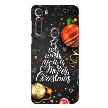 Рождественские Чехлы для Motorola MOTO G8 (VPrint) (Елочка)