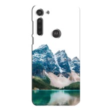 Силіконовий чохол з КАРТИНКАМИ літо для Motorola MOTO G8 (AlphaPrint) (Гори)