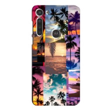 Силіконовий чохол з КАРТИНКАМИ літо для Motorola MOTO G8 (AlphaPrint) (Літня відпустка)