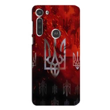 Украинские Чехлы для Motorola MOTO G8 с картинкой УПА (AlphaPrint) (ГЕРБ УПА)