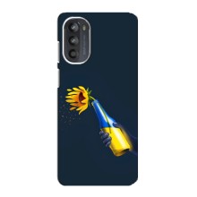 Чехол для Патриота Украины Motorola MOTO G82 - (AlphaPrint) (Коктейль молотова)