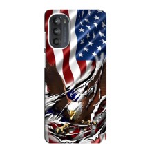 Чохол Прапор USA для Motorola MOTO G82 (Прапор USA)