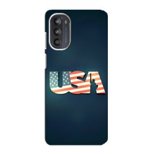 Чохол Прапор USA для MOTO G82 – USA