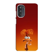 Чехол Головоломка для Motorola MOTO G82 - (AlphaPrint) (Тревожность)