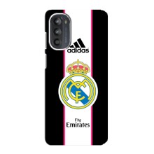 Чехол для Motorola MOTO G82 с принтом (Лого Real Madrid)