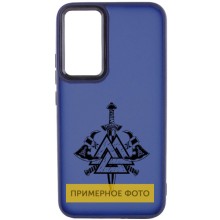 Накладка Oprint Скандинавия Black для Motorola Moto G84 – Navy Blue