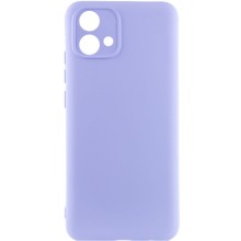 Чехол Silicone Cover Lakshmi Full Camera (AA) для Motorola Moto G84 – Сиреневый