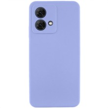 Чехол Silicone Cover Lakshmi Full Camera (AA) для Motorola Moto G84 – Сиреневый