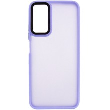 Чохол TPU+PC Lyon Frosted для Motorola Moto G84 – Фіолетовий