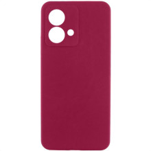 Чохол Silicone Cover Ummi Lakshmi Full Camera (AA) для Motorola Moto G84 – Бордовий