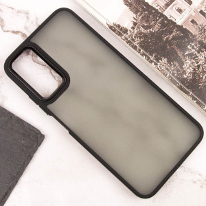 Чохол TPU+PC Lyon Frosted для Motorola Moto G84 – Чорний