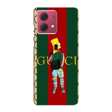 Бренднові Чохли для Motorola MOTO G84 - (PREMIUMPrint) (Барт ГУЧЧІ)