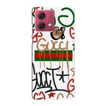 Бренднові Чохли для Motorola MOTO G84 - (PREMIUMPrint) (Стиль GUUCI)