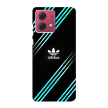 Чохли Адидас для Motorola MOTO G84 (AlphaPrint) (Адідас з полосами)