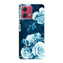 Чехлы (ART) Цветы на Motorola MOTO G84 (VPrint) (Блактині бутони)
