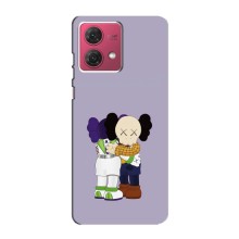 Чохли для Motorola MOTO G84 - Bearbrick Louis Vuitton (PREMIUMPrint) (Дружба Беарбрік)