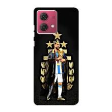Чохли для Motorola MOTO G84 (Leo чемпіон) (AlphaPrint) (Мессі Король)
