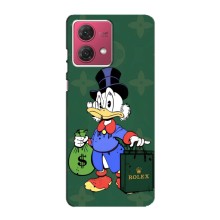 Чехли для Motorola MOTO G84 - Скрудж МакДак Louis Vuitton (PREMIUMPrint) (Богата Утка)