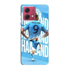 Чехлы с принтом для Motorola MOTO G84 Футболист – Erling Haaland