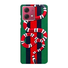 Чохли  GUCCI для Моторола МОТО G84 (AlphaPrint) (Gucci змія)