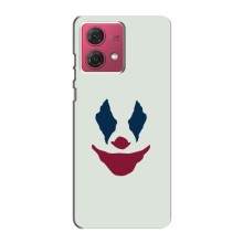 Чехлы с картинкой Джокера на Motorola MOTO G84 (Лицо Джокера)