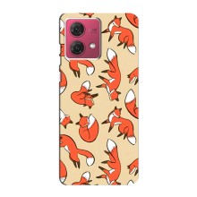 Чохли з картинкою Лисичка для Motorola MOTO G84 (VPrint) (Лисички)
