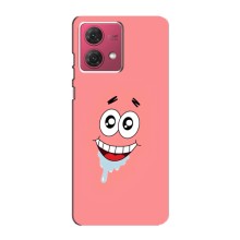 Чехлы с Патриком на Motorola MOTO G84 (Мордочка Патрика)